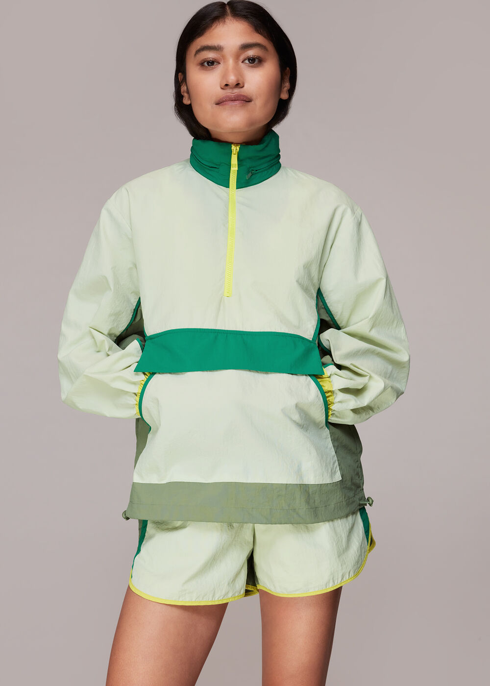 Colour Block Anorak